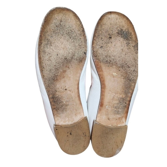 Repetto Ballerinas - White Ballet shoes Flat Pumps Ribbon Leather Size 39 EU - Picture 9 of 12